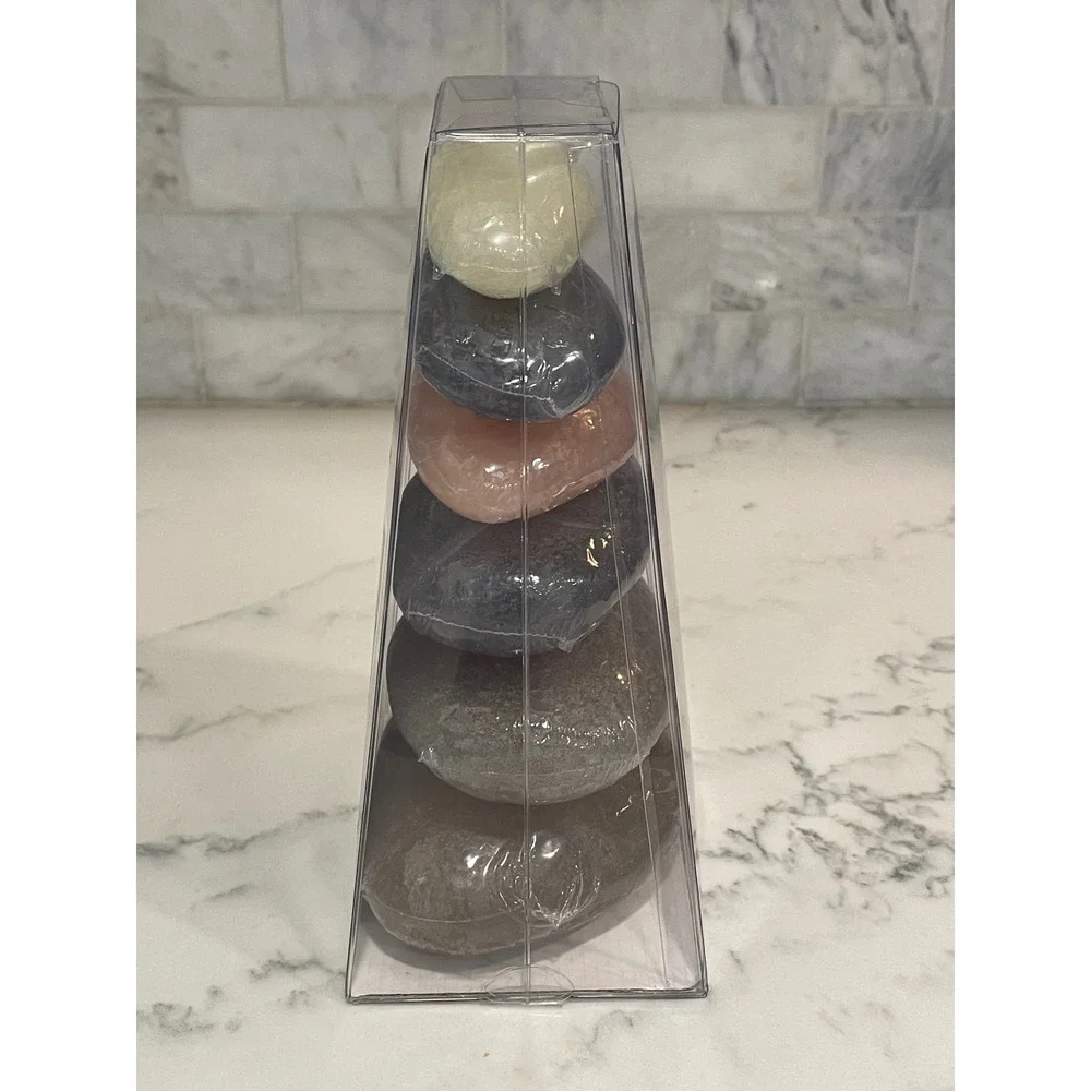 Smith‎ & Hawken Stone Floating Candles Pillar Rocks Set of 6